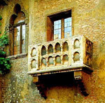 Verona - balkon Romeo Julia